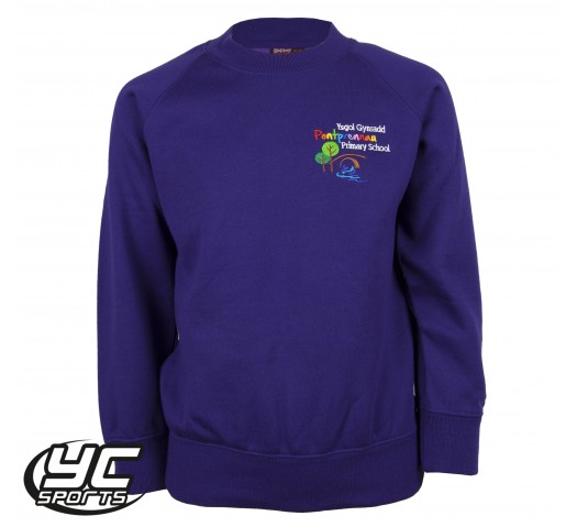 Pontprennau Primary Purple Sweatshirt